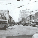 trackless trolleys on Texas 1939