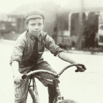 a hine photo of western union messenger boy