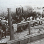 how many mules does it take to pull a giant boiler?