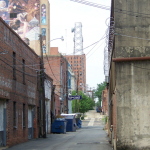 alleyways and inky shadows