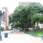 four lane sidewalk