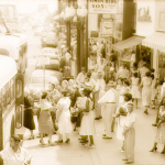 trolley riders 1955