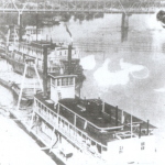 two sternwheelers at the Lake St. Wharf