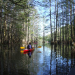 canoes on cross