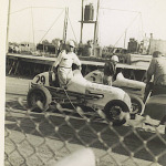 midget car racing at the fairgrounds oct.1951