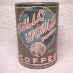 Hello world, doggone you coffee