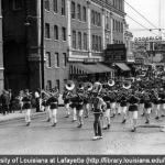 Band in front of Strand  1940